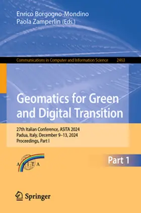 Borgogno-Mondino / Zamperlin | Geomatics for Green and Digital Transition | E-Book | www2.sack.de