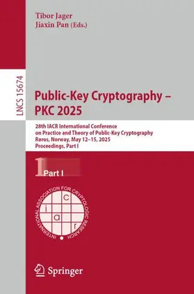 Jager / Pan |  Public-Key Cryptography - PKC 2025 | Buch |  Sack Fachmedien