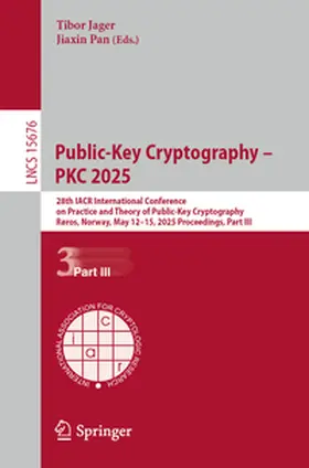 Jager / Pan | Public-Key Cryptography – PKC 2025 | E-Book | www2.sack.de