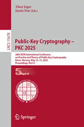 Jager / Pan | Public-Key Cryptography – PKC 2025 | E-Book | www2.sack.de