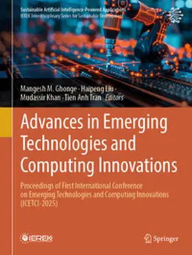 Ghonge / Liu / Khan |  Advances in Emerging Technologies and Computing Innovations | eBook | Sack Fachmedien