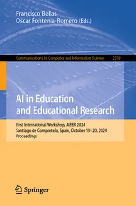 Bellas / Fontenla-Romero |  AI in Education and Educational Research | eBook | Sack Fachmedien