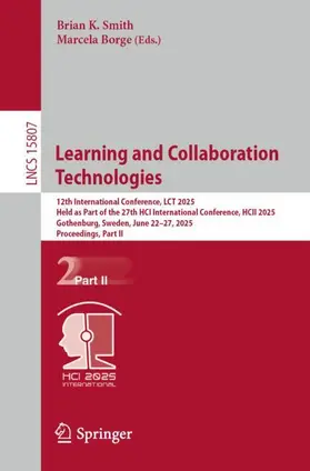 Borge / Smith |  Learning and Collaboration Technologies | Buch |  Sack Fachmedien