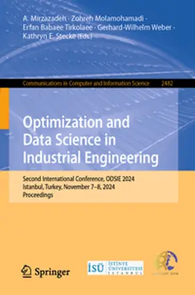 Mirzazadeh / Molamohamadi / Babaee Tirkolaee | Optimization and Data Science in Industrial Engineering | E-Book | www2.sack.de