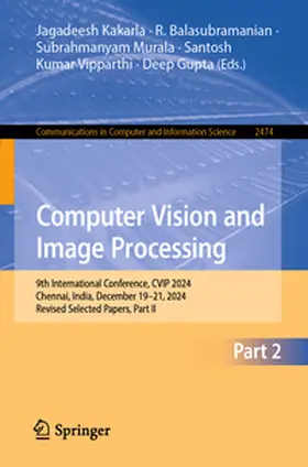 Kakarla / Balasubramanian / Murala |  Computer Vision and Image Processing | eBook | Sack Fachmedien