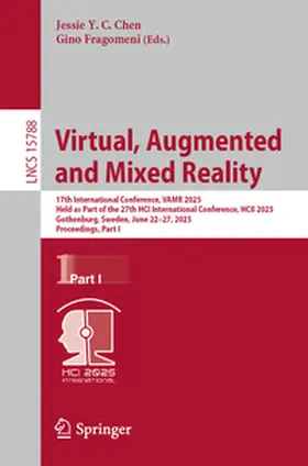 Chen / Fragomeni | Virtual, Augmented and Mixed Reality | E-Book | www2.sack.de