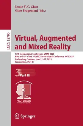 Chen / Fragomeni |  Virtual, Augmented and Mixed Reality | Buch |  Sack Fachmedien