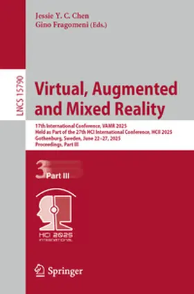 Chen / Fragomeni | Virtual, Augmented and Mixed Reality | E-Book | www2.sack.de