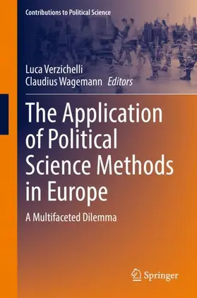 Verzichelli / Wagemann |  The Application of Political Science Methods in Europe | Buch |  Sack Fachmedien