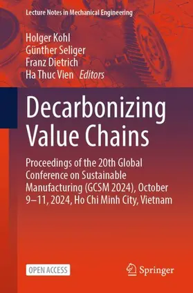 Kohl / Vien / Seliger |  Decarbonizing Value Chains | Buch |  Sack Fachmedien