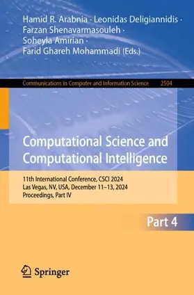 Arabnia / Deligiannidis / Shenavarmasouleh |  Computational Science and Computational Intelligence | Buch |  Sack Fachmedien