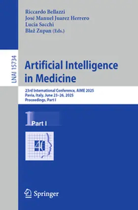 Bellazzi / Juarez Herrero / Sacchi | Artificial Intelligence in Medicine | E-Book | sack.de