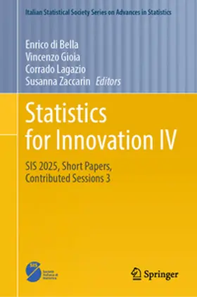 di Bella / Gioia / Lagazio |  Statistics for Innovation IV | eBook | Sack Fachmedien