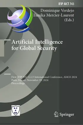 Verdejo / Mercier-Laurent |  Artificial Intelligence for Global Security | eBook | Sack Fachmedien