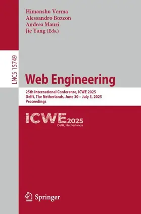 Verma / Bozzon / Mauri |  Web Engineering | Buch |  Sack Fachmedien
