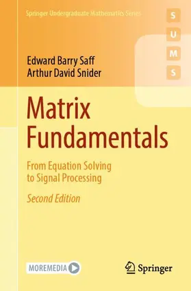 Saff / Snider |  Matrix Fundamentals | Buch |  Sack Fachmedien