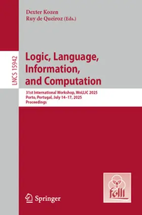 Kozen / de Queiroz |  Logic, Language, Information, and Computation | eBook | Sack Fachmedien