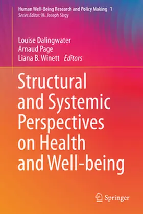 Dalingwater / Page / B. Winett |  Structural and Systemic Perspectives on Health and Well-being | eBook | Sack Fachmedien