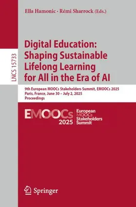 Hamonic / Sharrock |  Digital Education: Shaping Sustainable Lifelong Learning for All in the Era of AI | Buch |  Sack Fachmedien