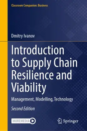 Ivanov |  Introduction to Supply Chain Resilience and Viability | Buch |  Sack Fachmedien