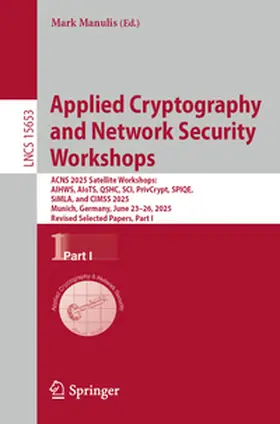 Manulis | Applied Cryptography and Network Security Workshops | E-Book | www2.sack.de