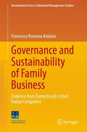 Arduino |  Governance and Sustainability of Family Business | Buch |  Sack Fachmedien