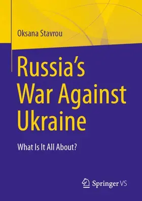 Stavrou | Russia's War Against Ukraine | Buch | 978-3-032-02624-8 | www2.sack.de