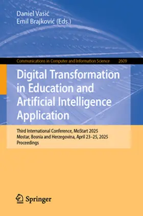Vasic / Vasic / Brajkovic | Digital Transformation in Education and Artificial Intelligence Application | E-Book | www2.sack.de