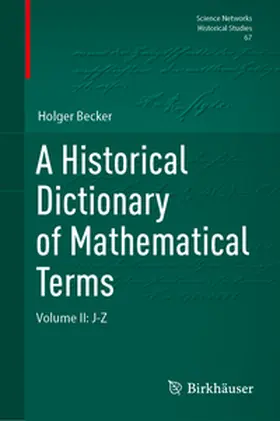 Becker |  A Historical Dictionary of Mathematical Terms | eBook | Sack Fachmedien