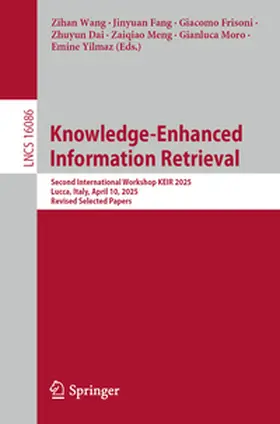 Wang / Fang / Frisoni | Knowledge-Enhanced Information Retrieval | E-Book | sack.de