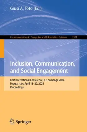 Toto |  Inclusion, Communication, and Social Engagement | Buch |  Sack Fachmedien
