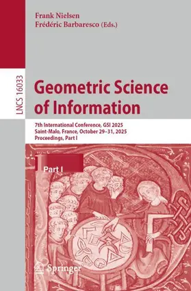 Nielsen / Barbaresco |  Geometric Science of Information | Buch |  Sack Fachmedien
