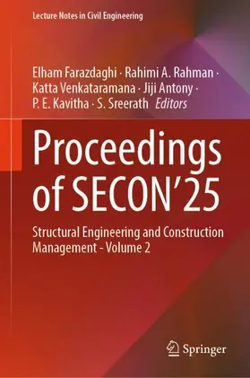 Farazdaghi / Rahman / Venkataramana |  Proceedings of SECON'25 | Buch |  Sack Fachmedien