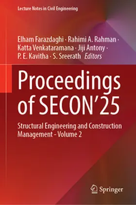 Farazdaghi / Rahman / Venkataramana |  Proceedings of SECON’25 | eBook | Sack Fachmedien