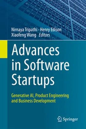 Tripathi / Edison / Wang |  Advances in Software Startups | eBook | Sack Fachmedien