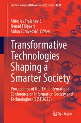 Trajanovic / Trajanovic / Filipovic |  Transformative Technologies Shaping a Smarter Society | eBook | Sack Fachmedien