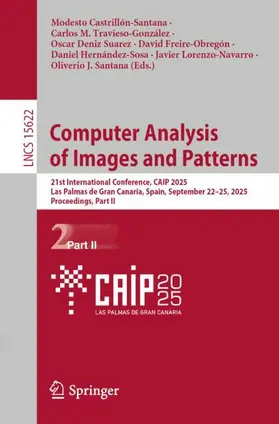 Castrillón-Santana / Travieso-González / Deniz Suarez |  Computer Analysis of Images and Patterns | Buch |  Sack Fachmedien