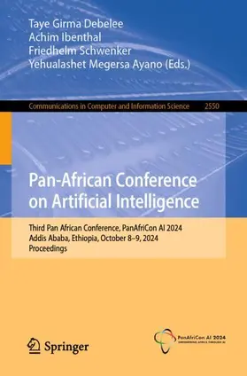 Girma Debelee / Ibenthal / Schwenker |  Pan-African Conference on Artificial Intelligence | Buch |  Sack Fachmedien