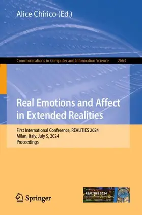 Chirico |  Real Emotions and Affect in Extended Realities | Buch |  Sack Fachmedien
