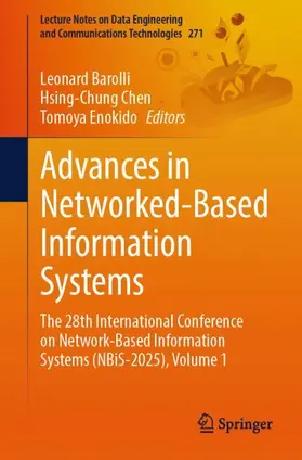 Barolli / Chen / Enokido |  Advances in Networked-Based Information Systems | Buch |  Sack Fachmedien