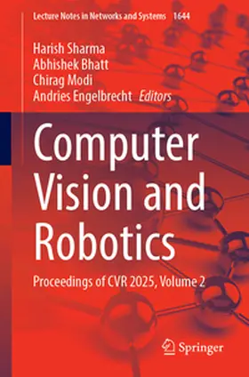 Sharma / Bhatt / Modi |  Computer Vision and Robotics | eBook | Sack Fachmedien