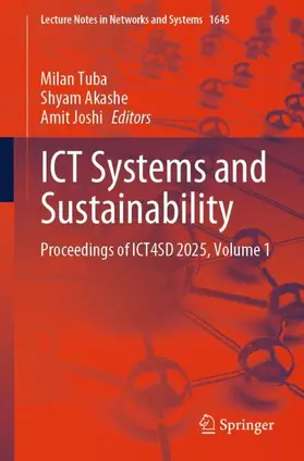 Tuba / Akashe / Joshi |  ICT Systems and Sustainability | Buch |  Sack Fachmedien