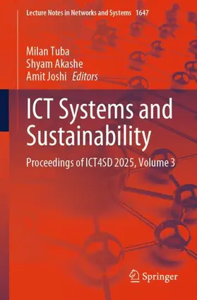 Tuba / Akashe / Joshi |  ICT Systems and Sustainability | Buch |  Sack Fachmedien