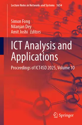 Fong / Dey / Joshi | ICT Analysis and Applications | E-Book | sack.de