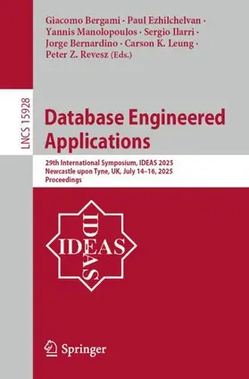 Bergami / Ezhilchelvan / Manolopoulos |  Database Engineered Applications | Buch |  Sack Fachmedien