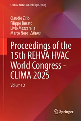 Zilio / Busato / Mazzarella |  Proceedings of the 15th REHVA HVAC World Congress - CLIMA 2025 | eBook | Sack Fachmedien