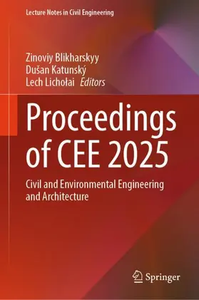 Blikharskyy / Katunský / Licholai |  Proceedings of CEE 2025 | Buch |  Sack Fachmedien
