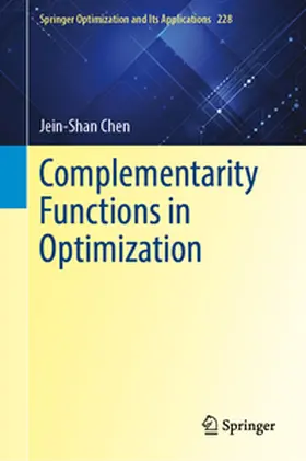 Chen |  Complementarity Functions in Optimization | eBook | Sack Fachmedien