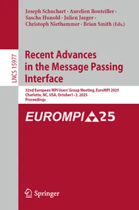 Schuchart / Bouteiller / Hunold | Recent Advances in the Message Passing Interface | E-Book | www2.sack.de