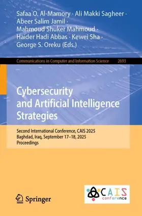 Al-Mamory / Sagheer / Jamil |  Cybersecurity and Artificial Intelligence Strategies | Buch |  Sack Fachmedien